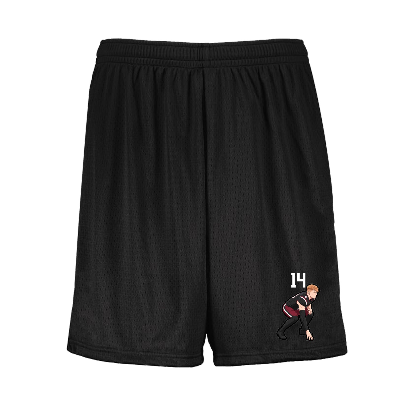 Shorts — Number Top in Black