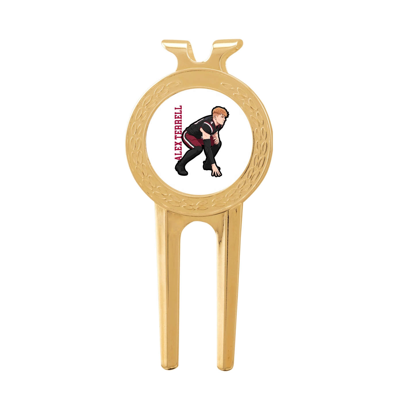 Divot Tool with Ball Marker — Name Vertical in Classic