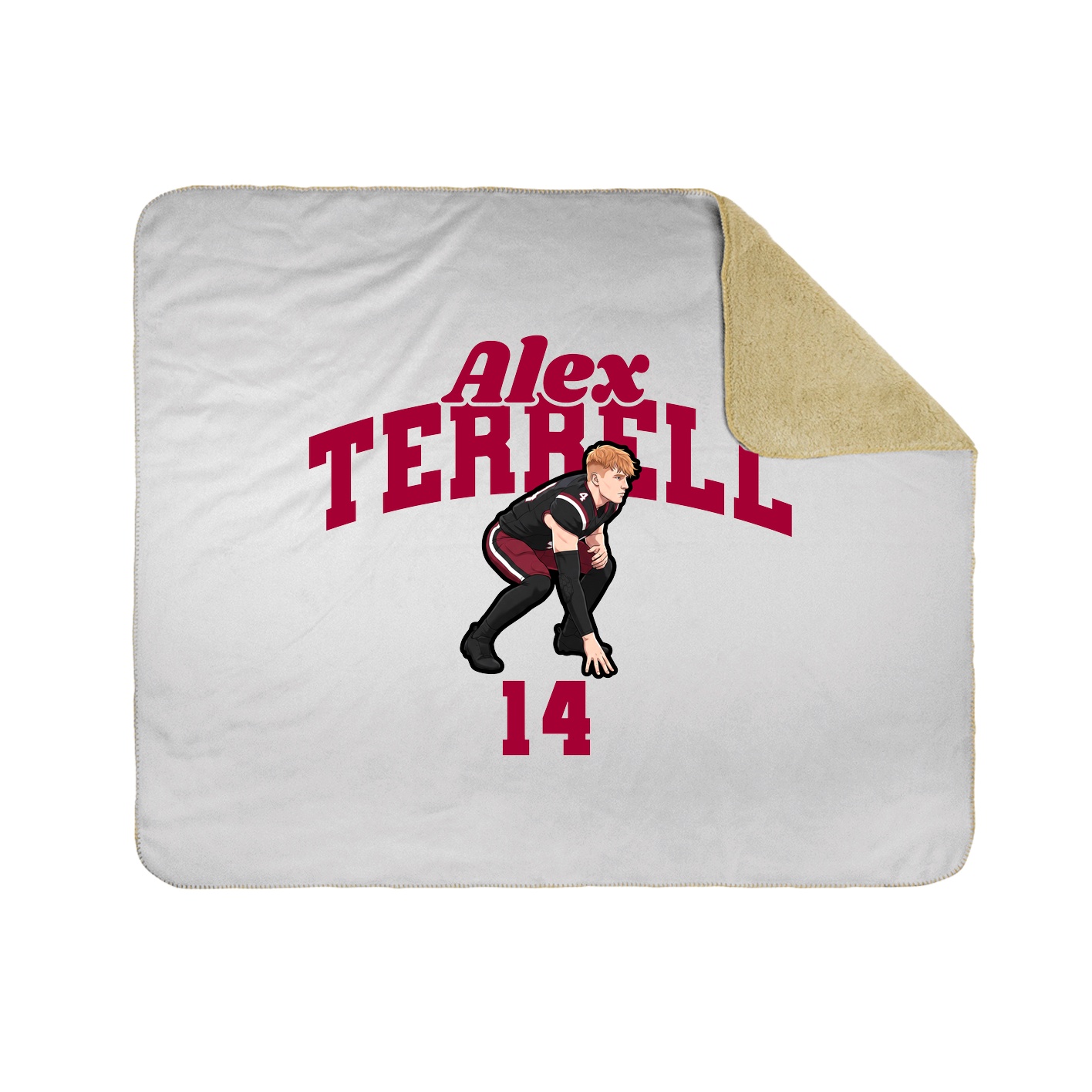 Throw Blanket — Signature Arch in White
