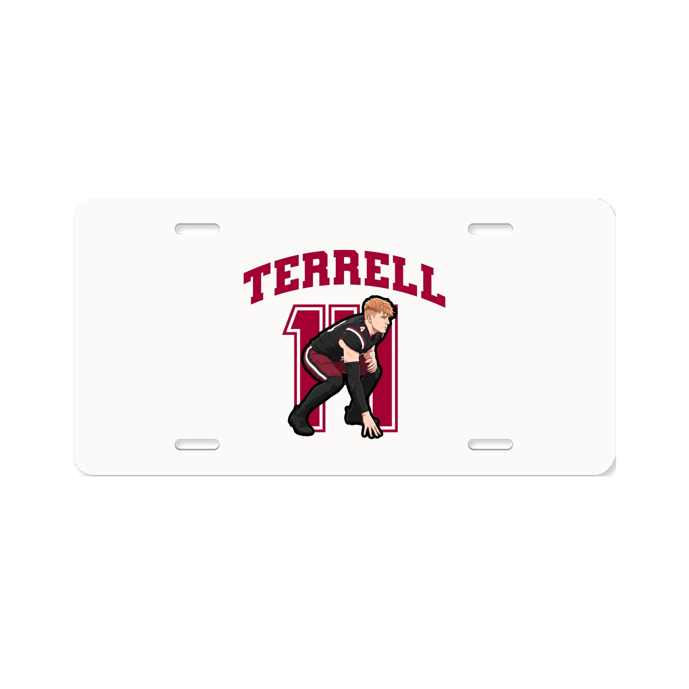 License Plate — Number in Classic