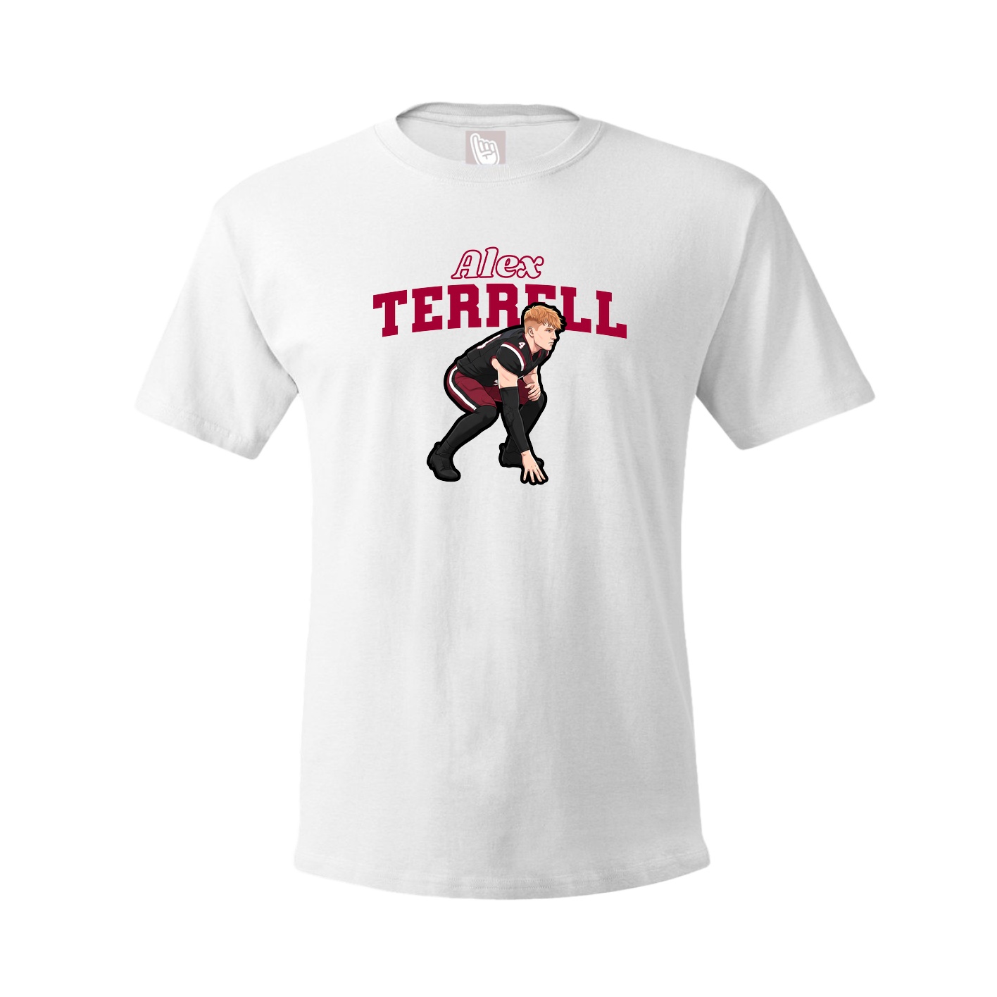 Tee — Name Arch in White