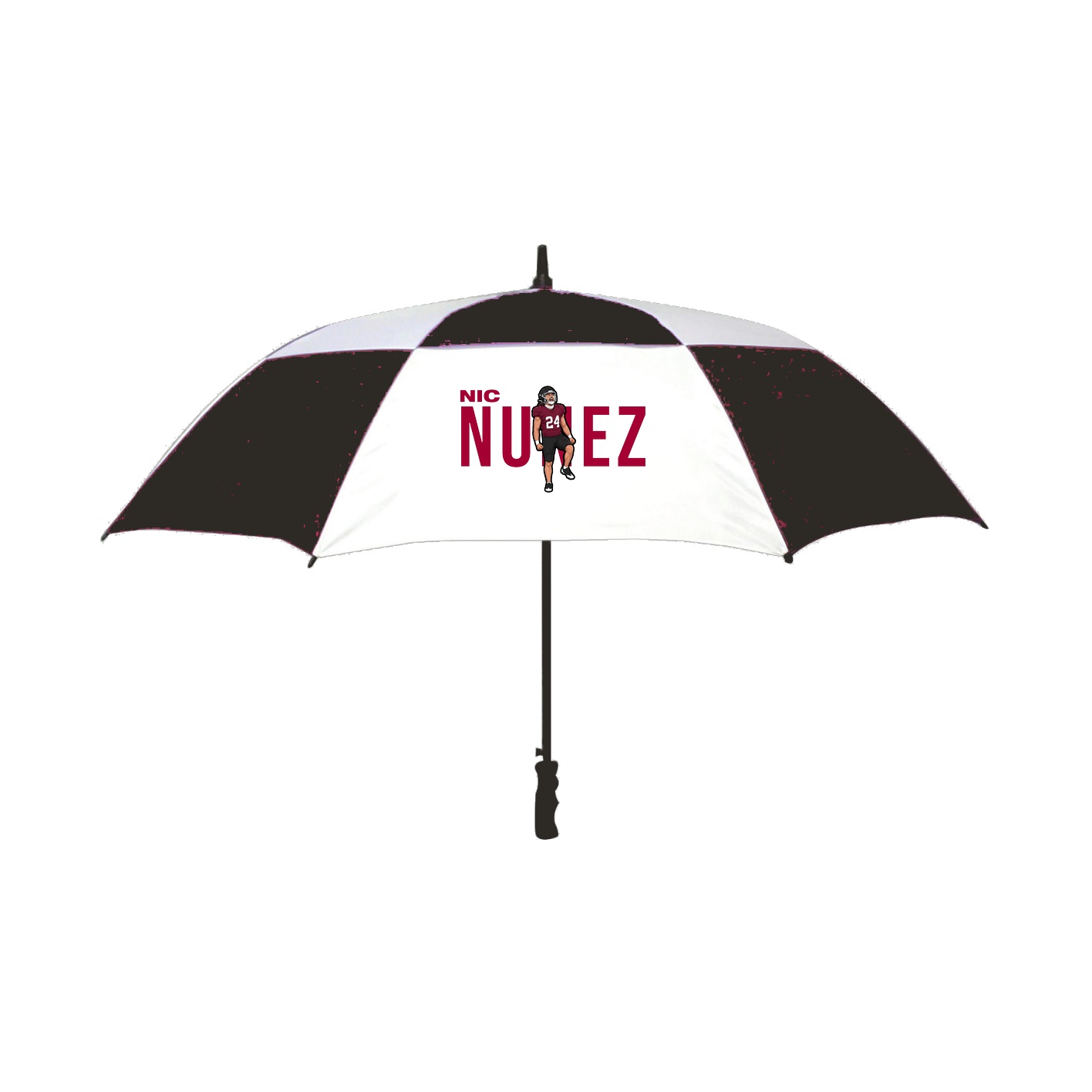 Golf Umbrella — Player Name in Black