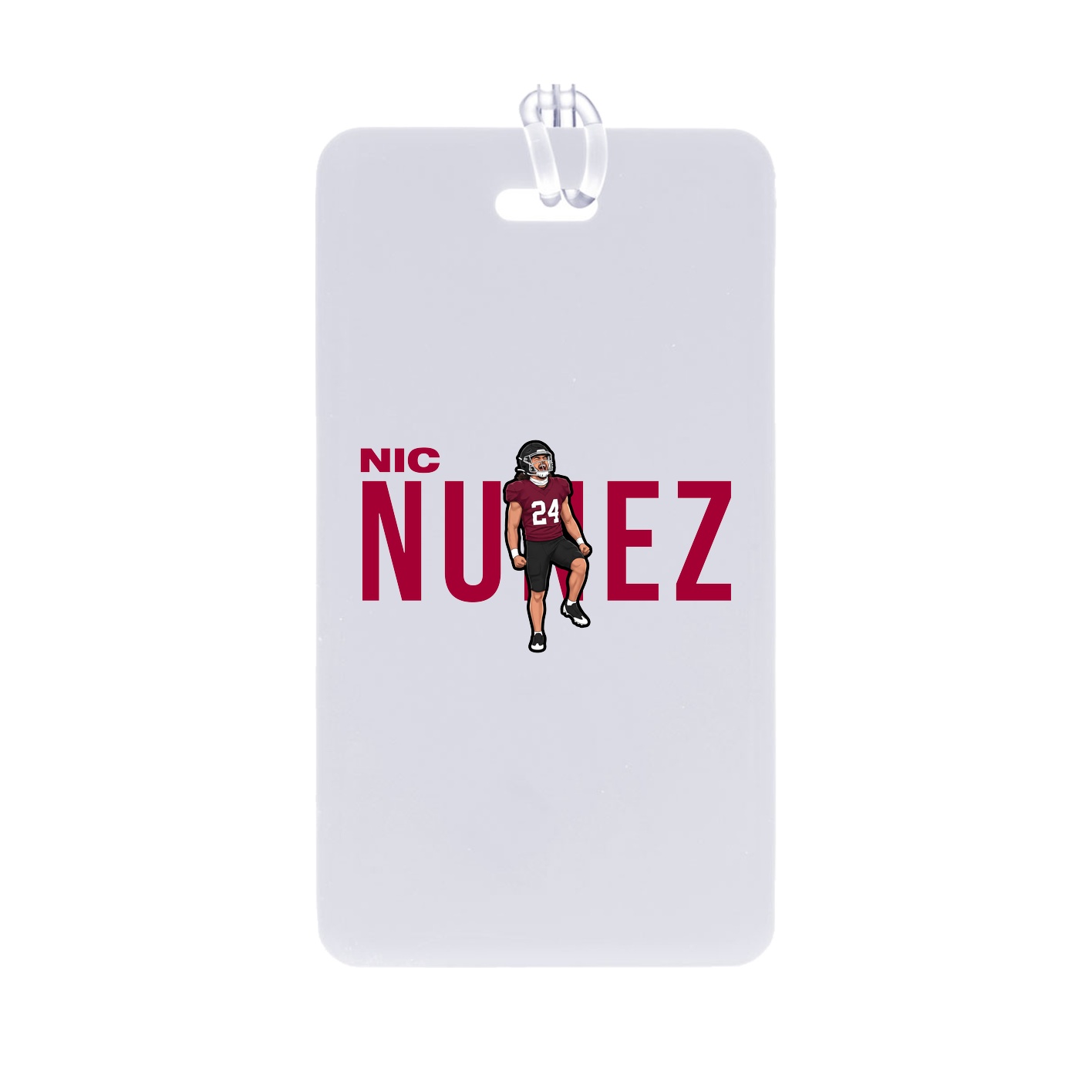 Bag Tag — Player Name in Classic