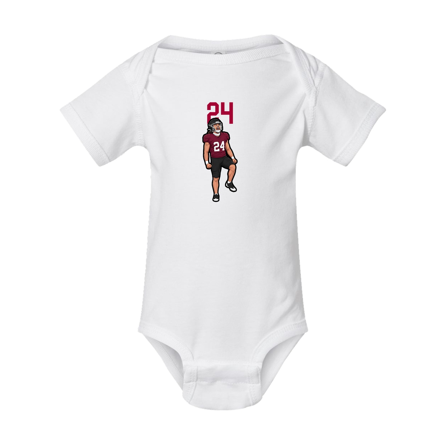 Baby Onesie — Number Top in White