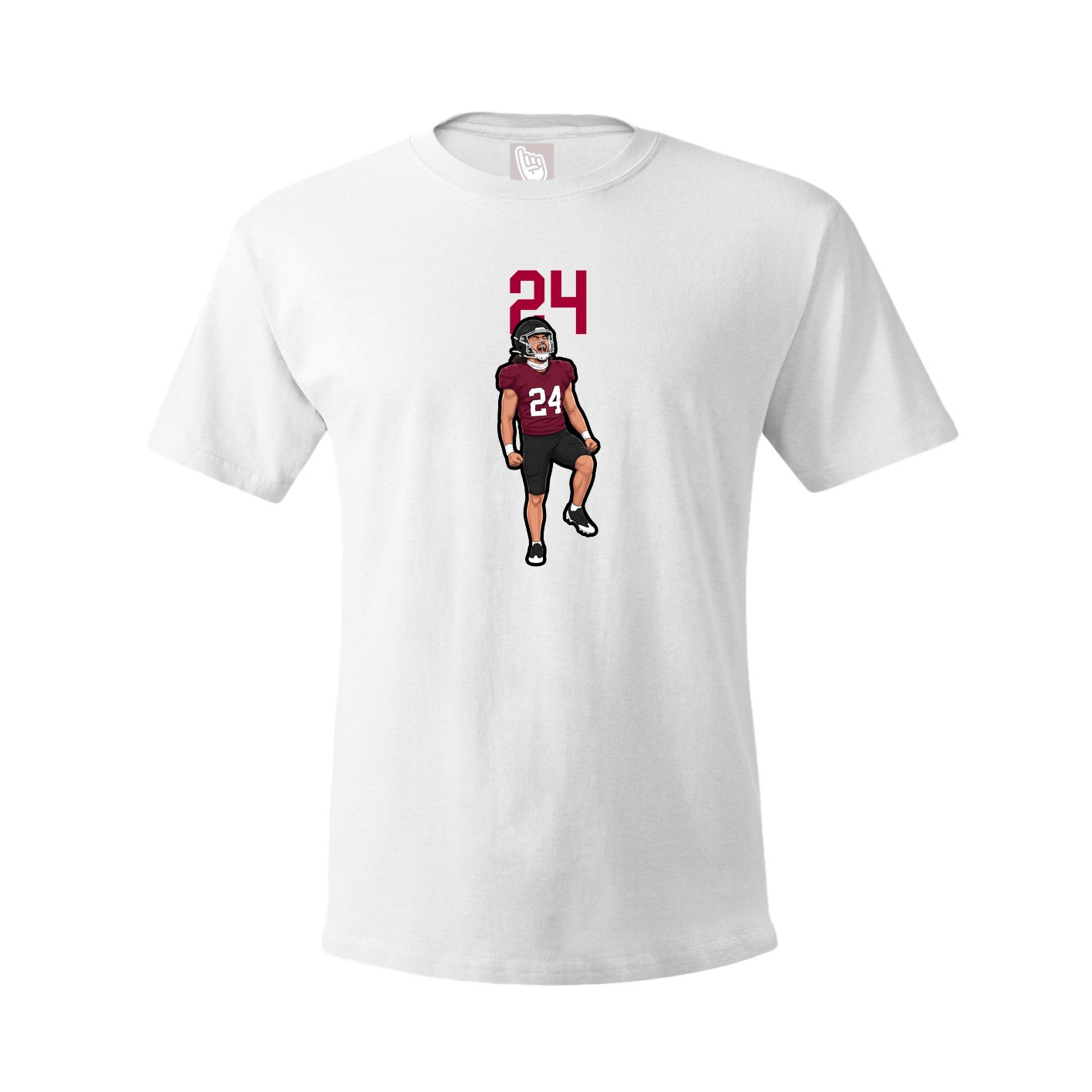Tee — Number Top in White