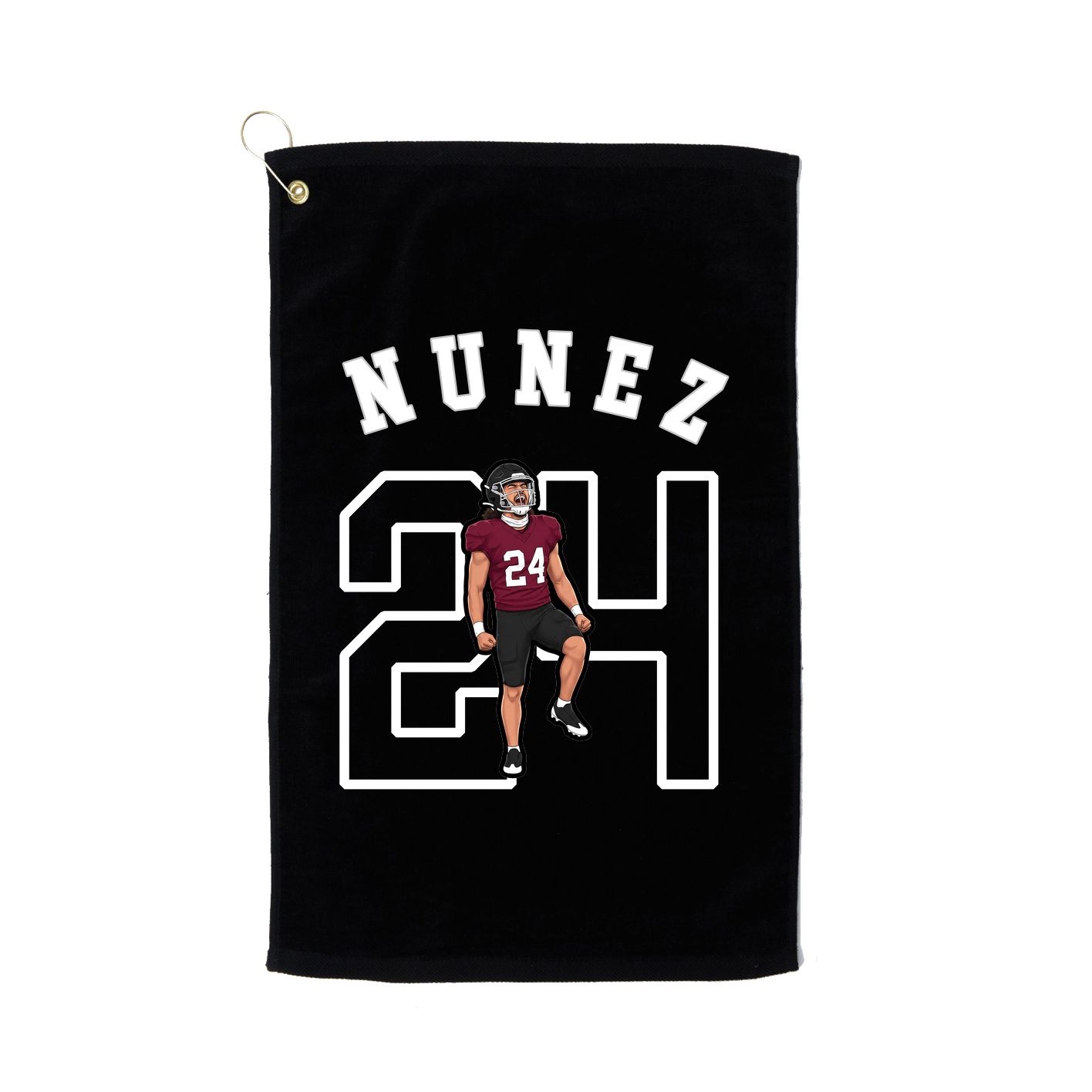 Golf Towel — Shirsey Arch in Black