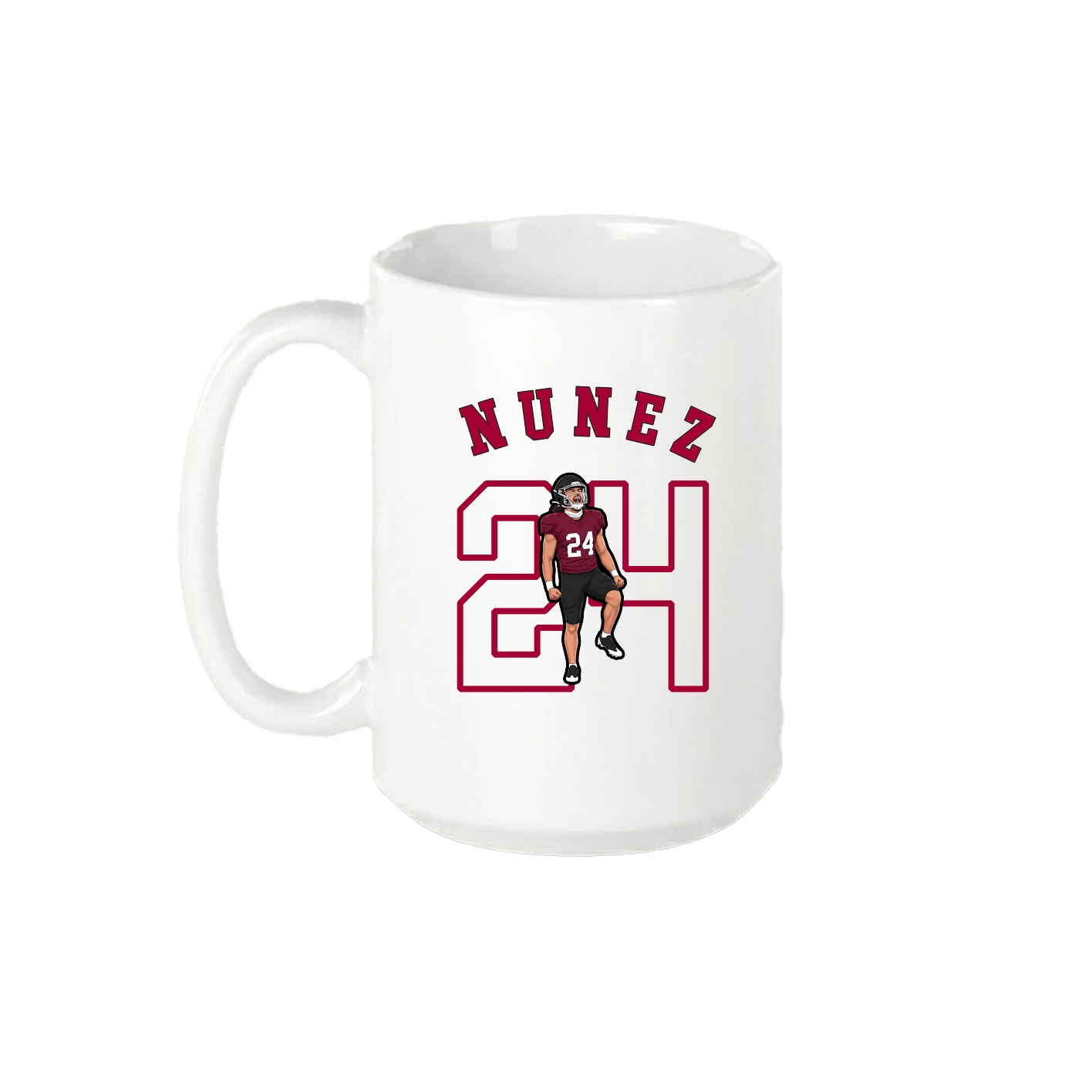 15oz Coffee Mug — Shirsey Arch in White