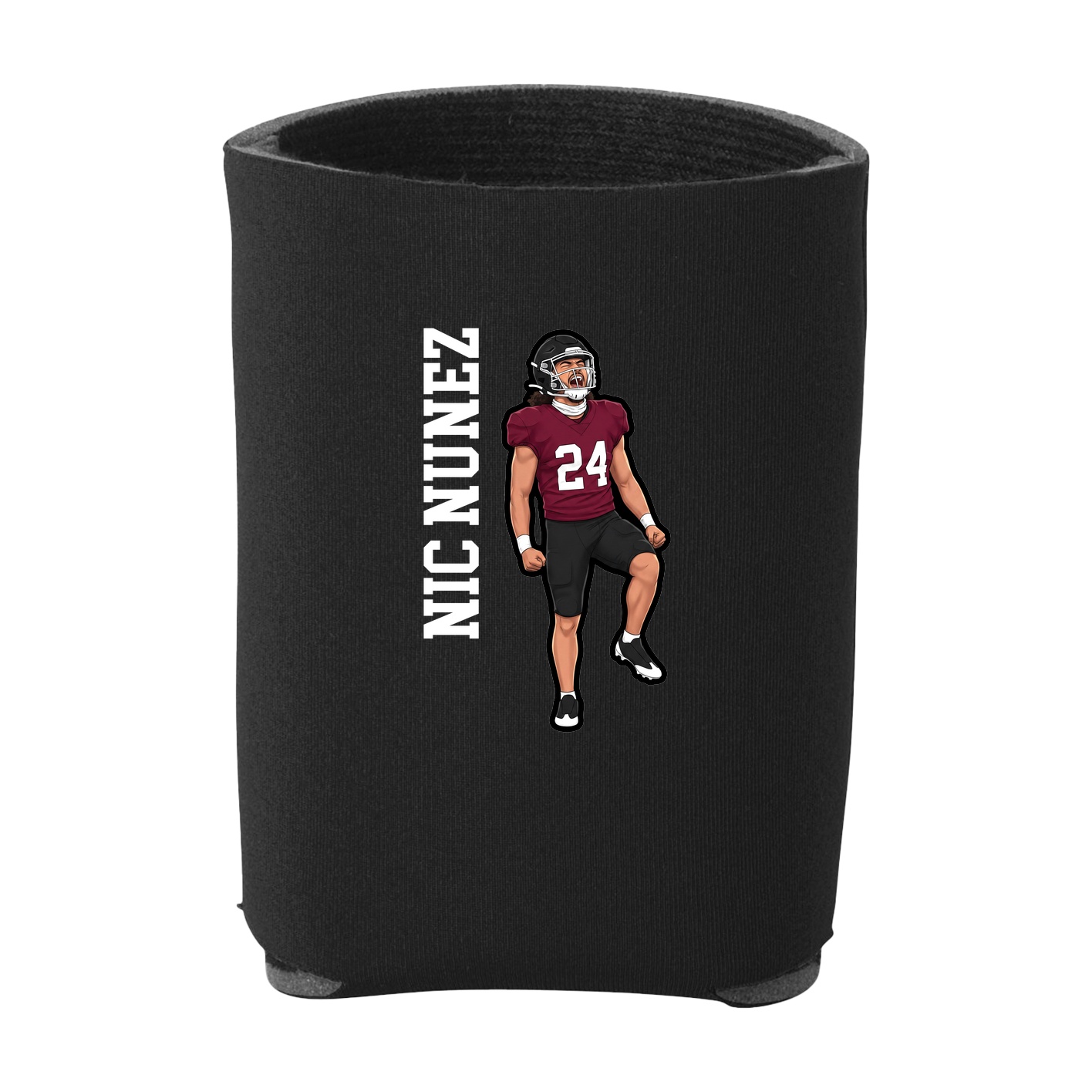 Can Holder — Name Vertical in Black