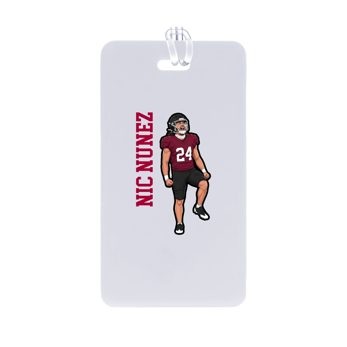 Bag Tag — Name Vertical in Classic