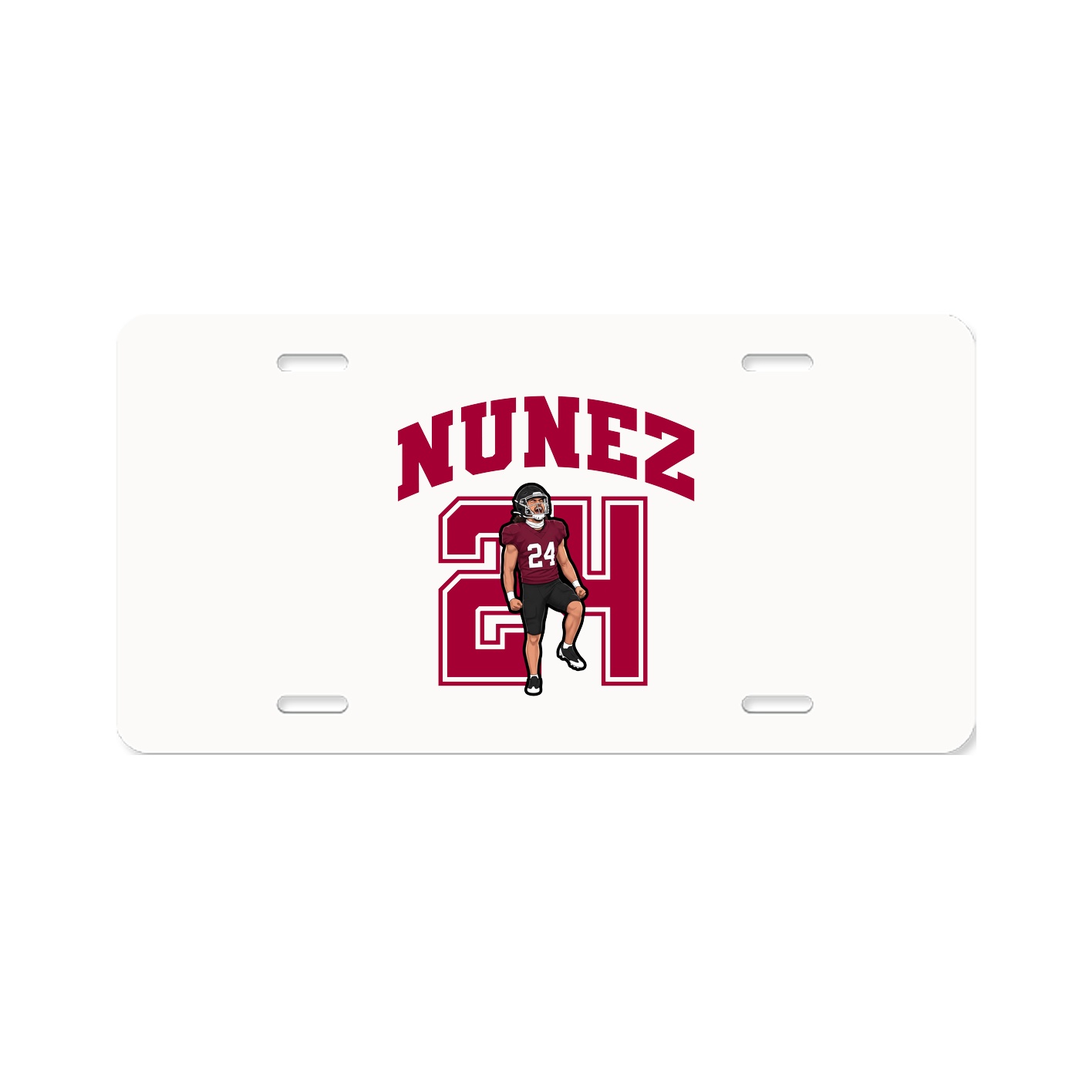License Plate — Number in Classic