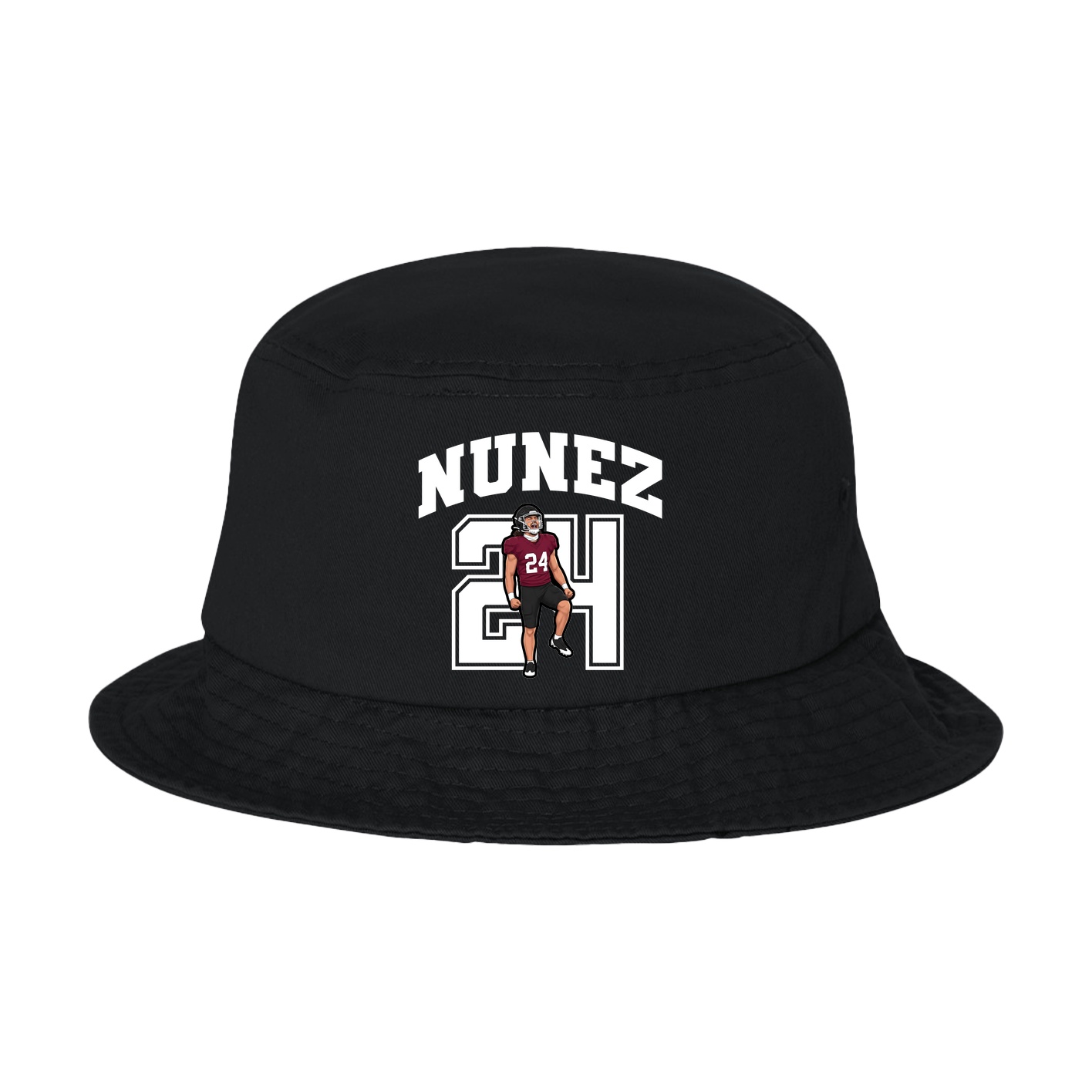 Bucket Cap — Number in Black