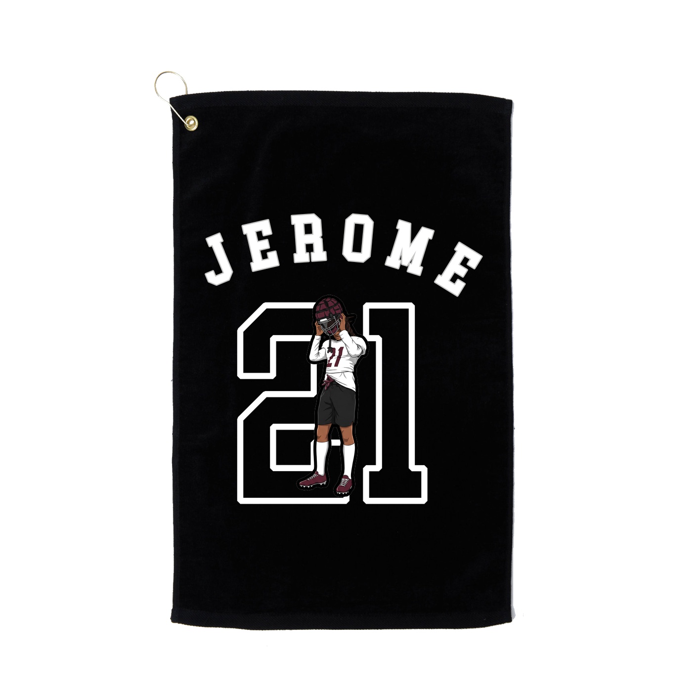Golf Towel — Shirsey Arch in Black