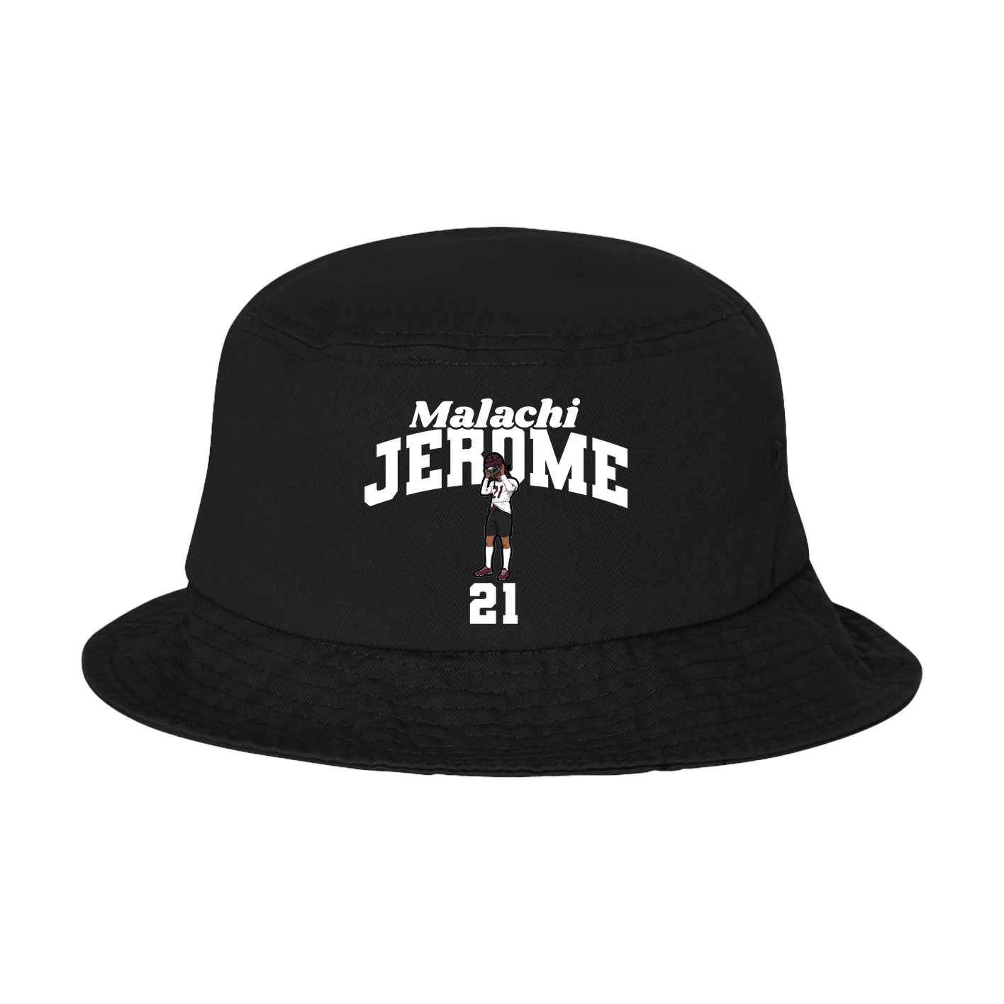 Bucket Cap — Signature Arch in Black