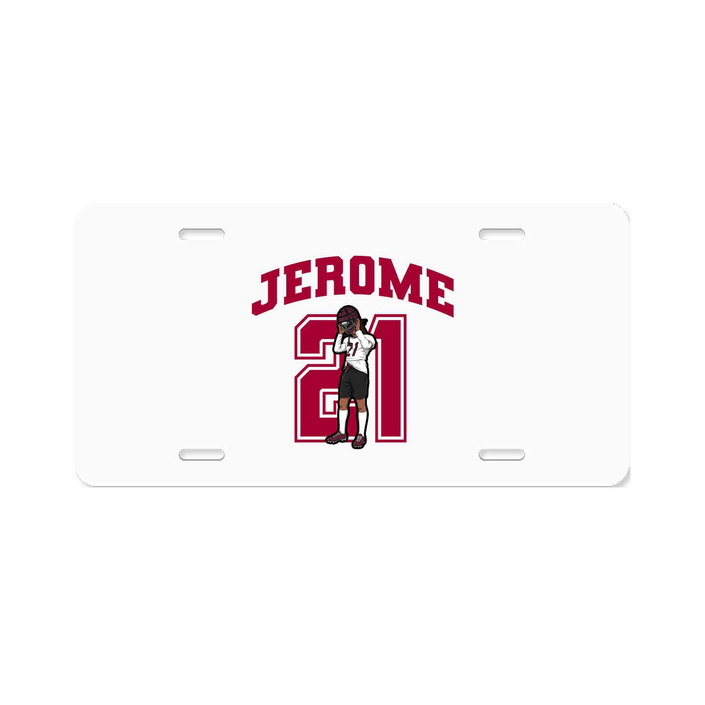License Plate — Number in Classic