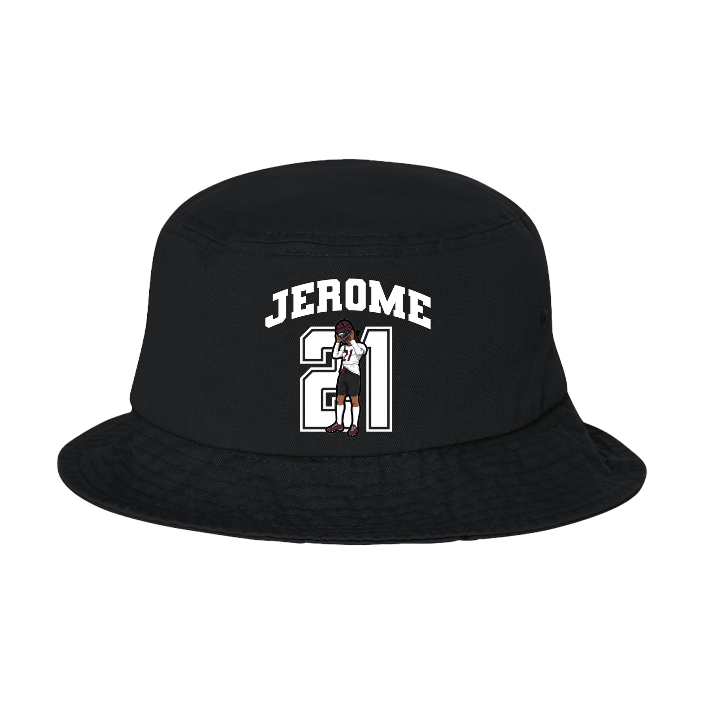 Bucket Cap — Number in Black