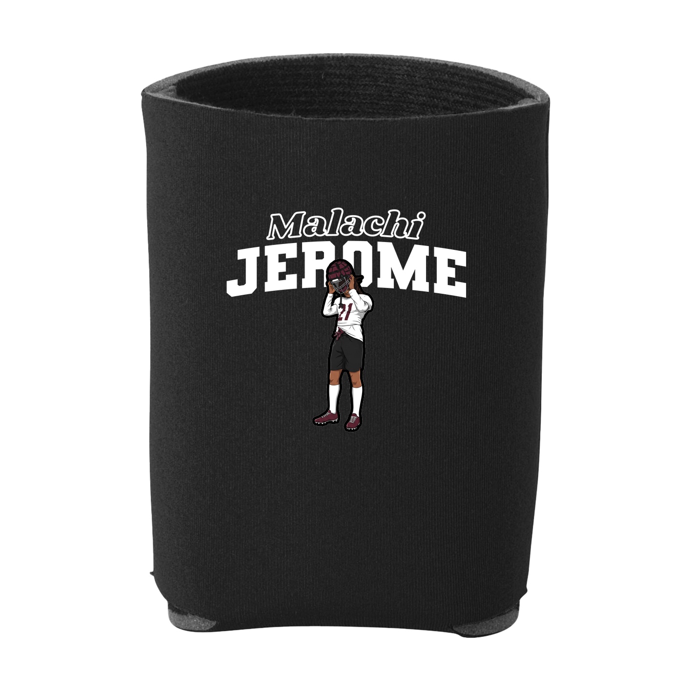 Can Holder — Name Arch in Black