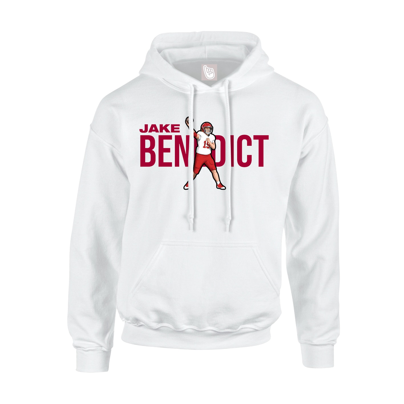 Hoodie — Player Name in White