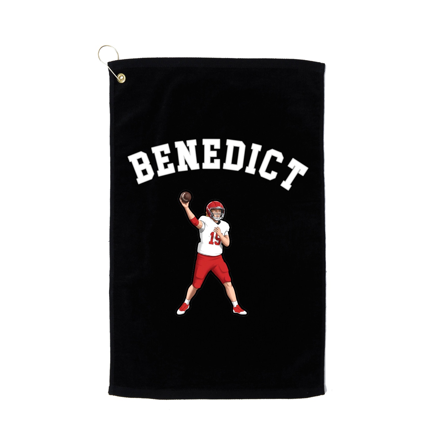 Golf Towel — Shirsey Arch in Black
