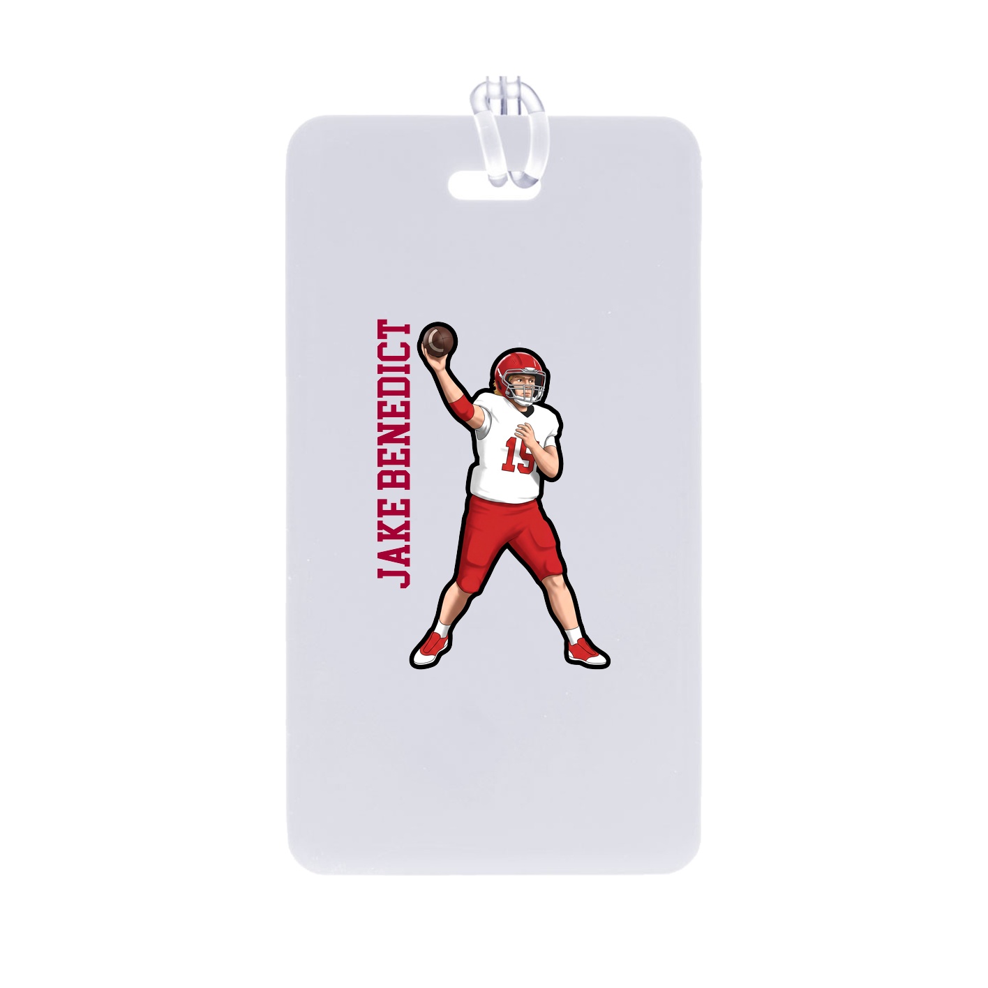Bag Tag — Name Vertical in Classic