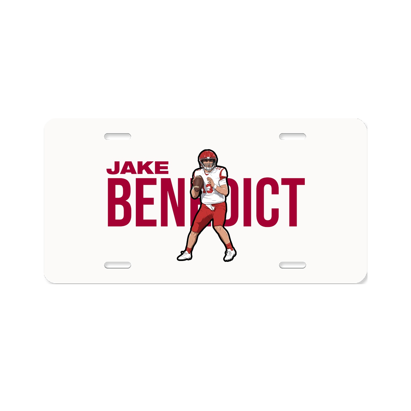 License Plate — Player Name in Classic