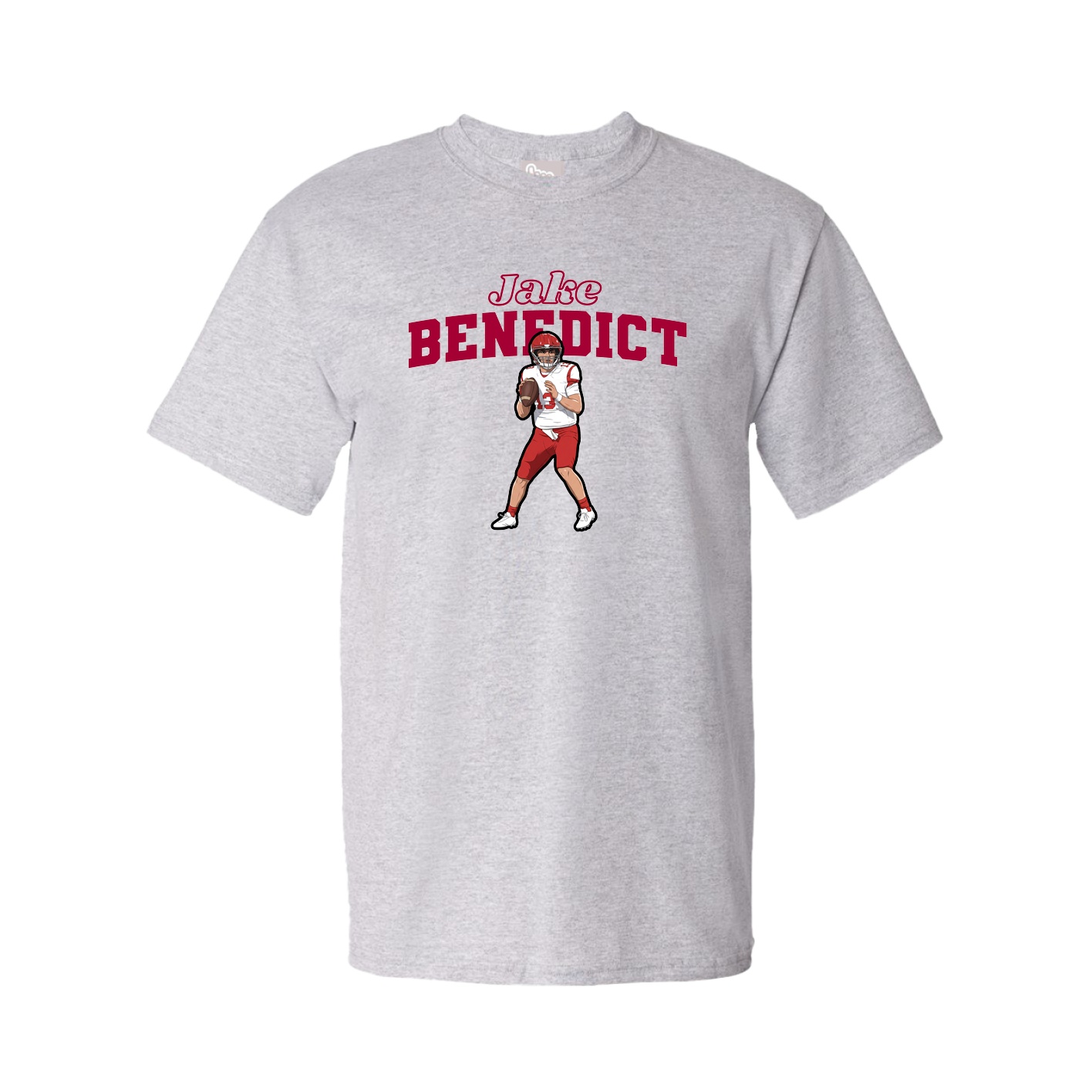 Tee — Name Arch in Grey