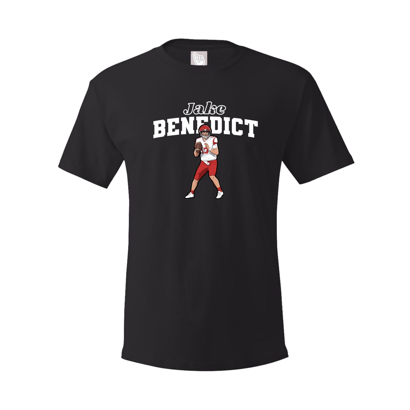 Youth Tee — Name Arch in Black