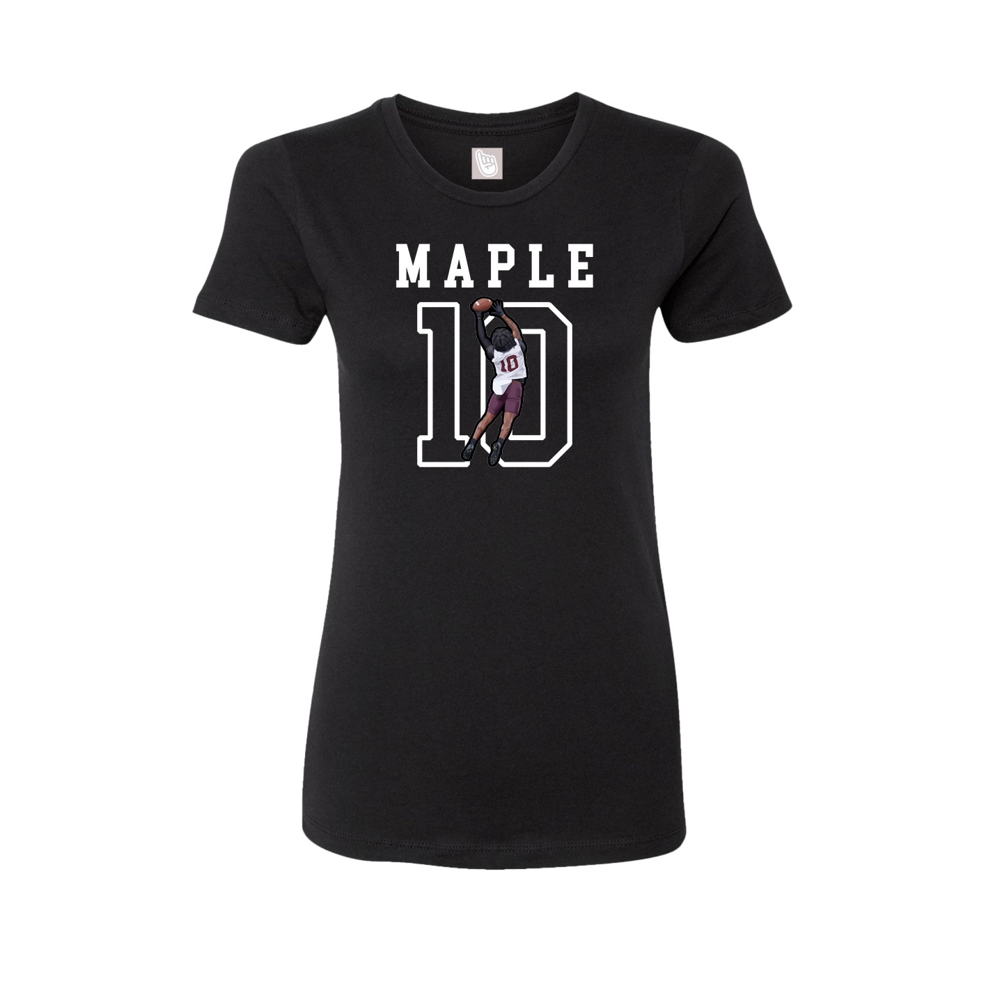 Fitted Women's Tee — Shirsey in Black