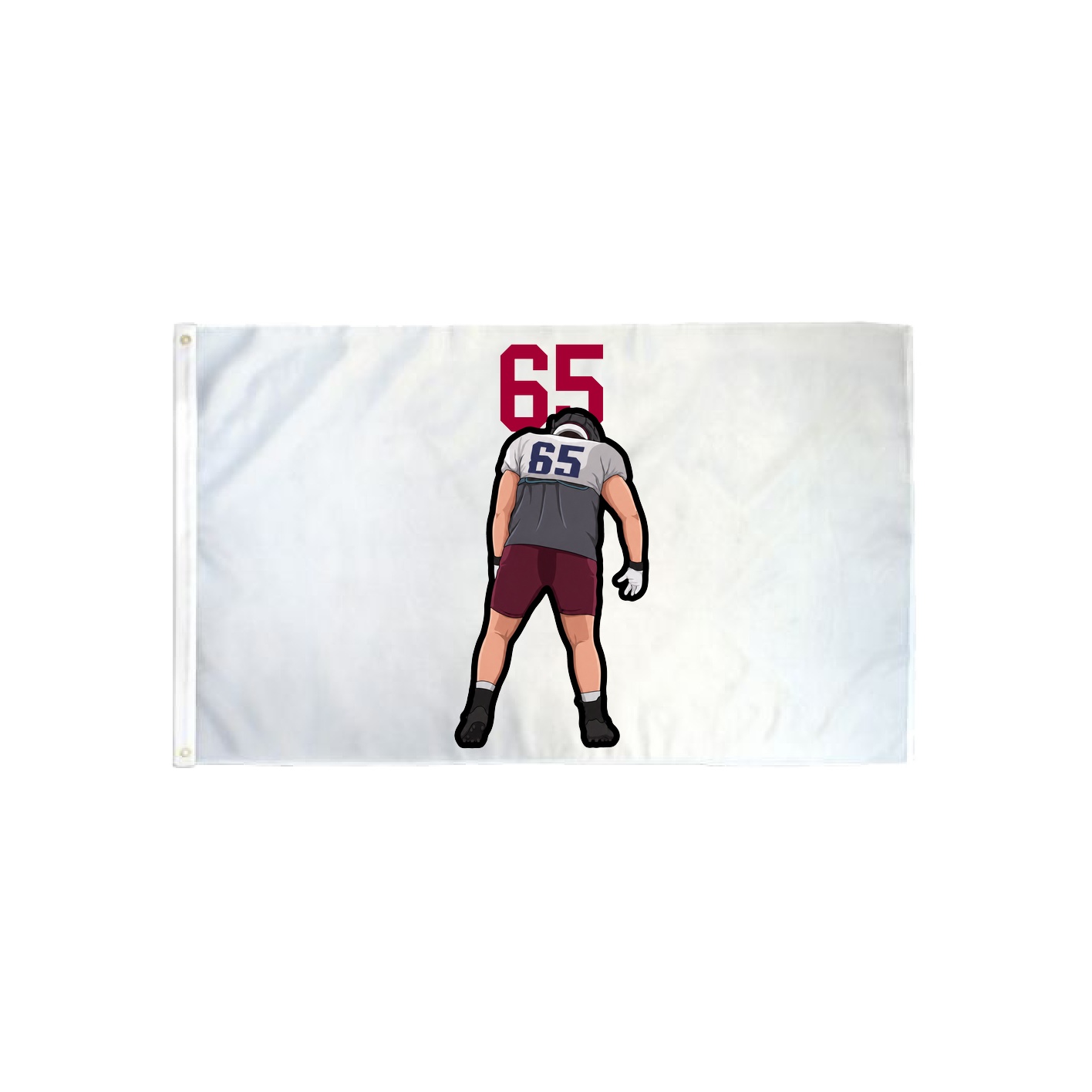3x5 Flag — Number Top in Classic