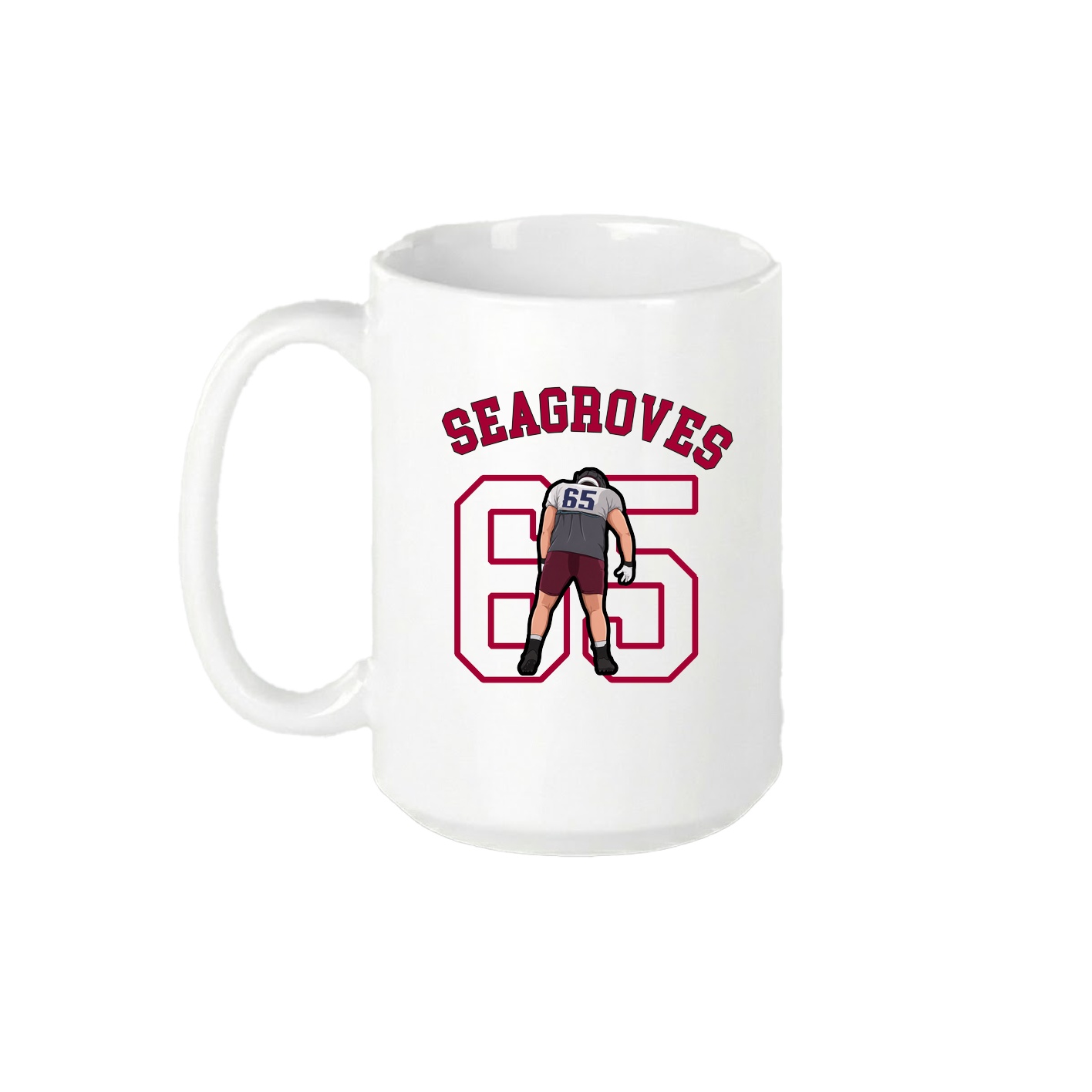 15oz Coffee Mug — Shirsey Arch in White