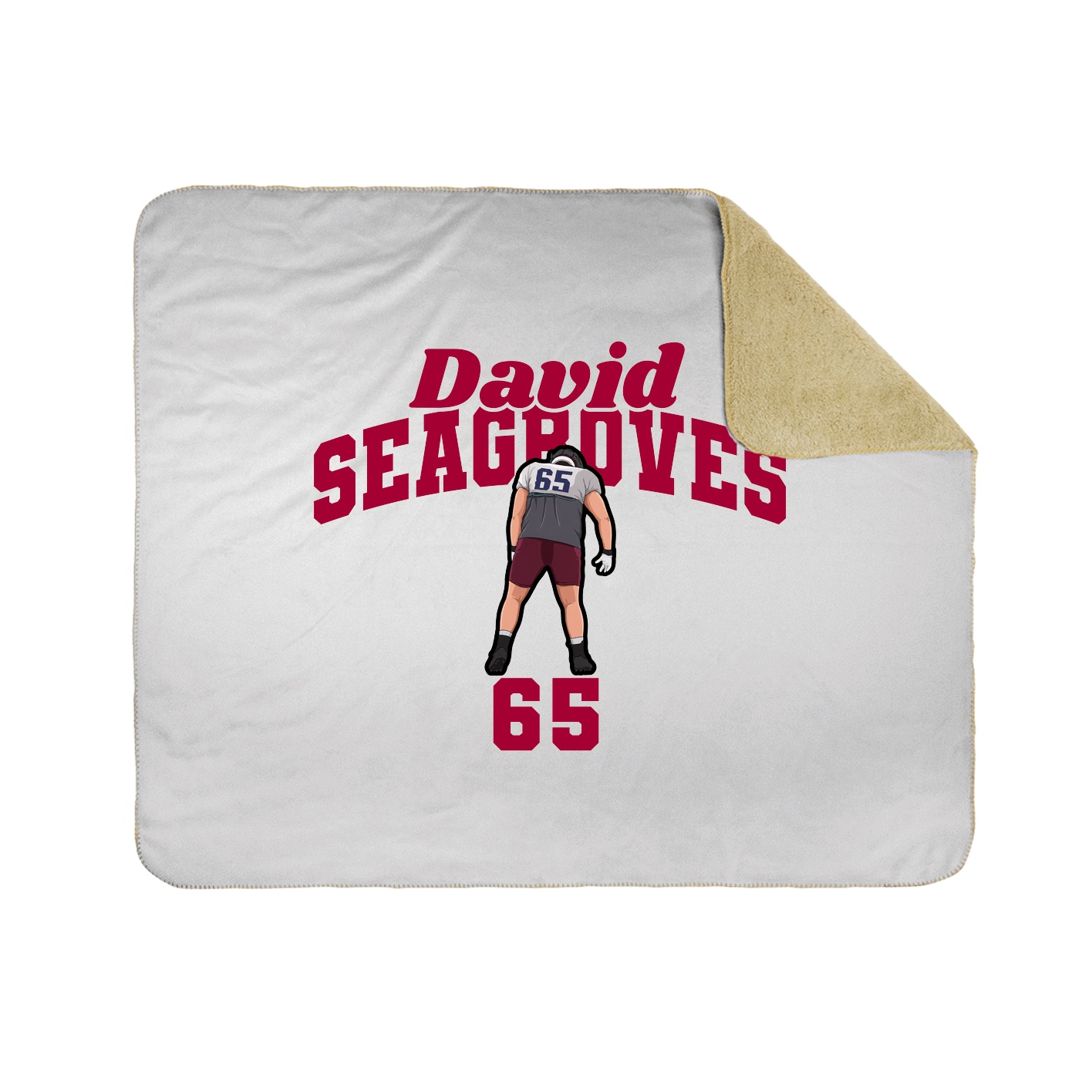 Throw Blanket — Signature Arch in White