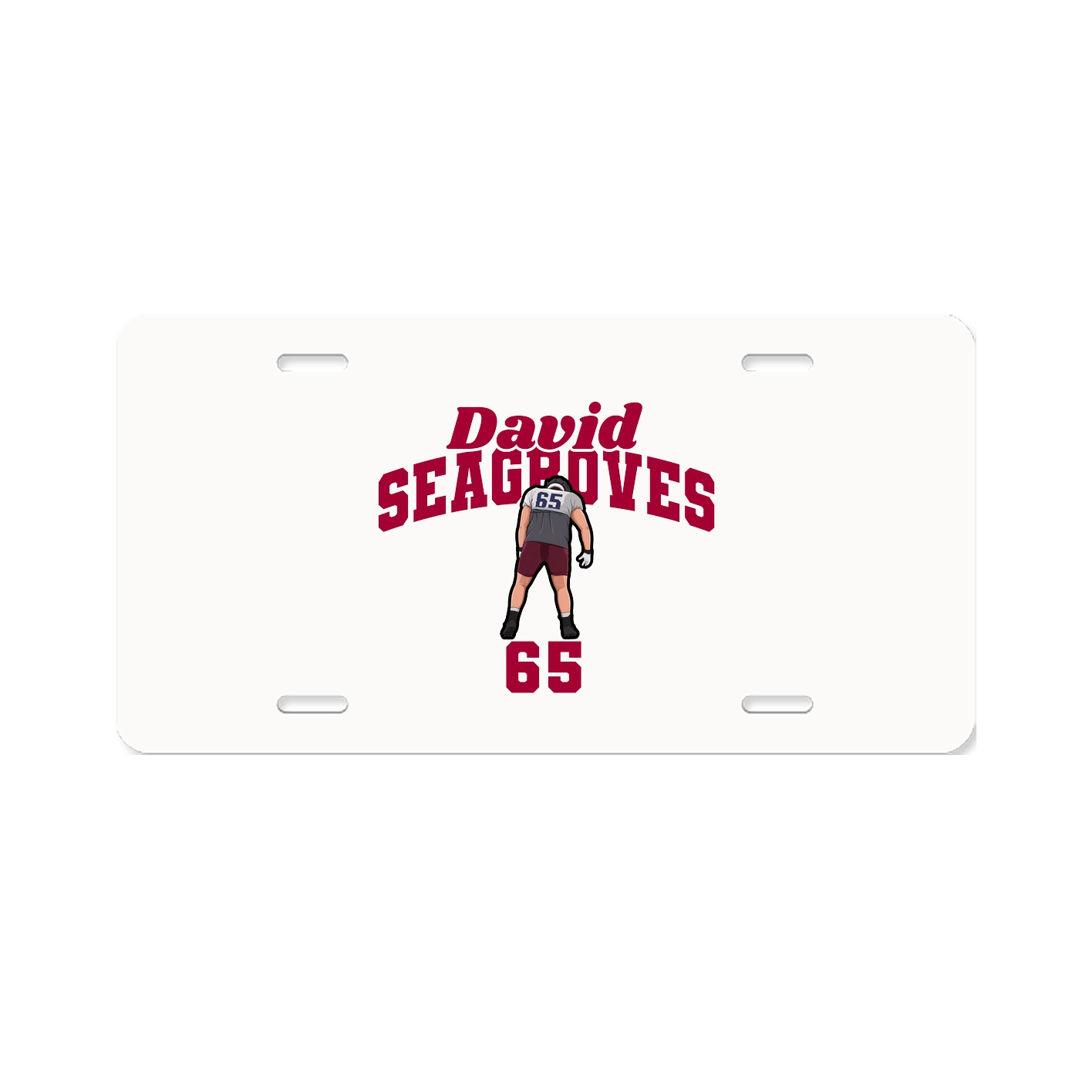 License Plate — Signature Arch in Classic