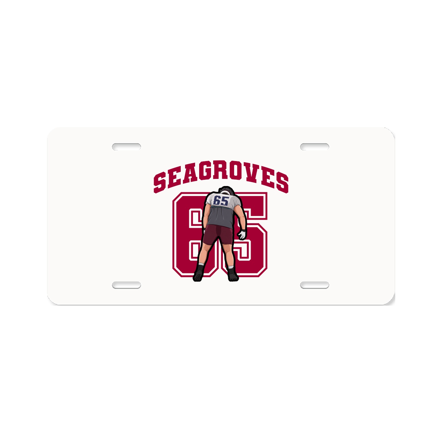 License Plate — Number in Classic