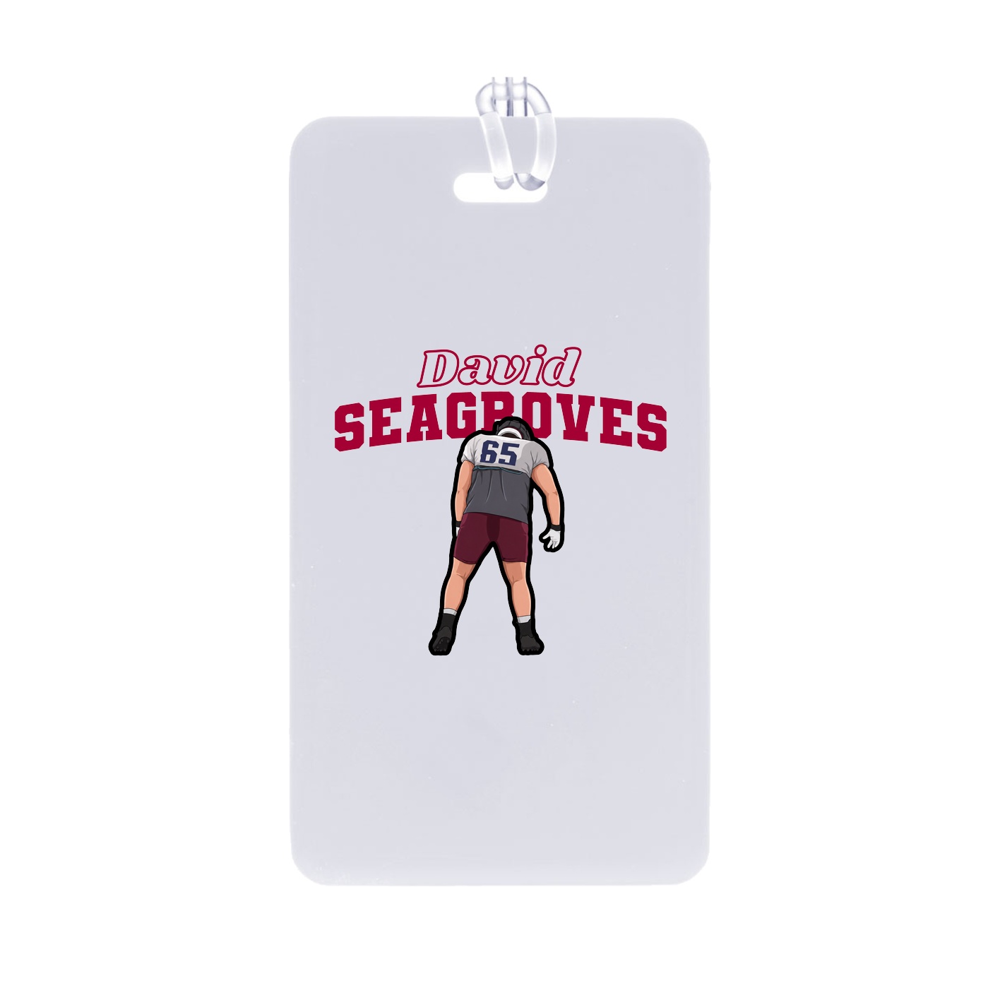 Bag Tag — Name Arch in Classic