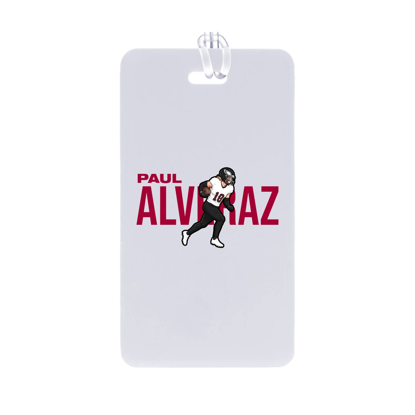 Bag Tag — Player Name in Classic