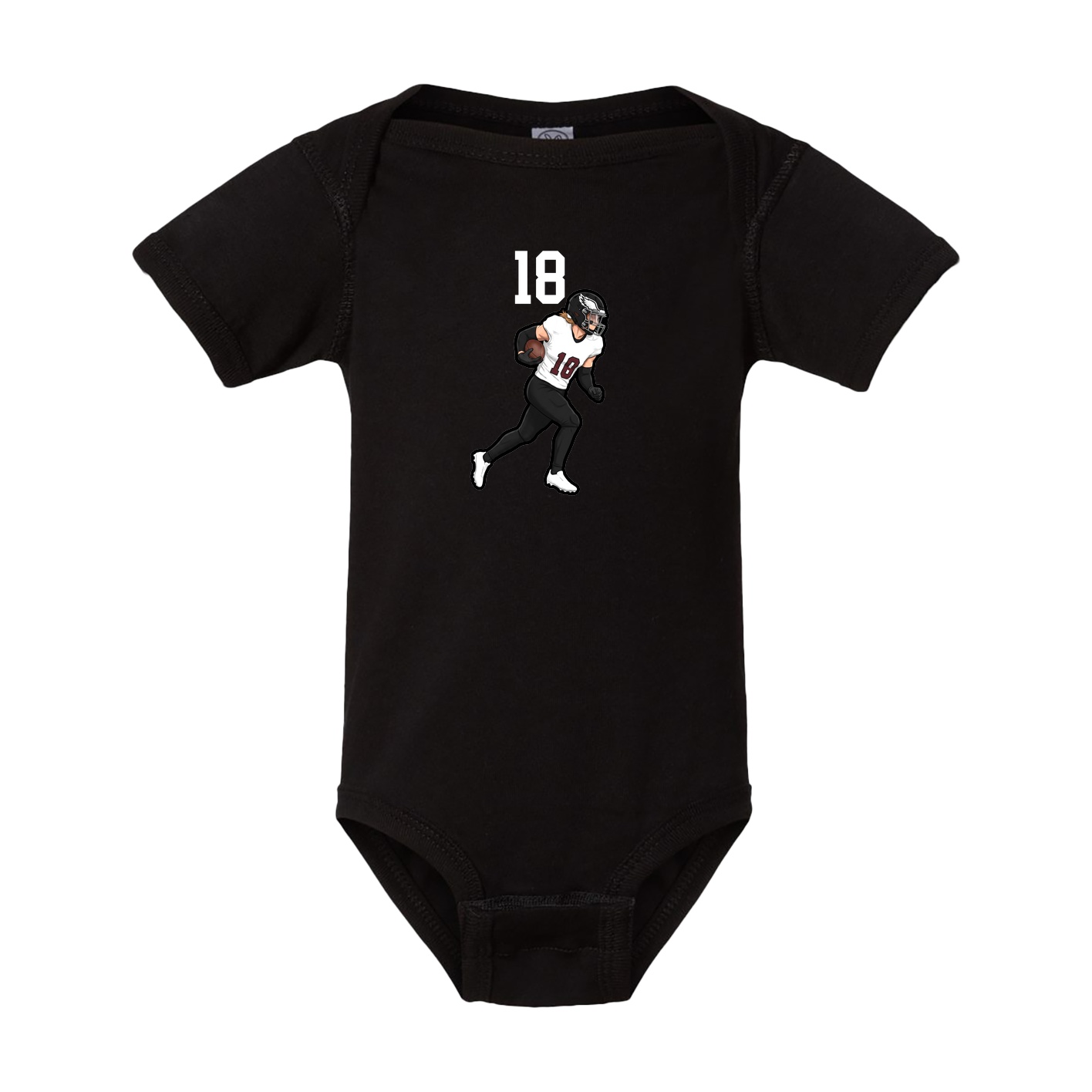 Baby Onesie — Number Top in Black