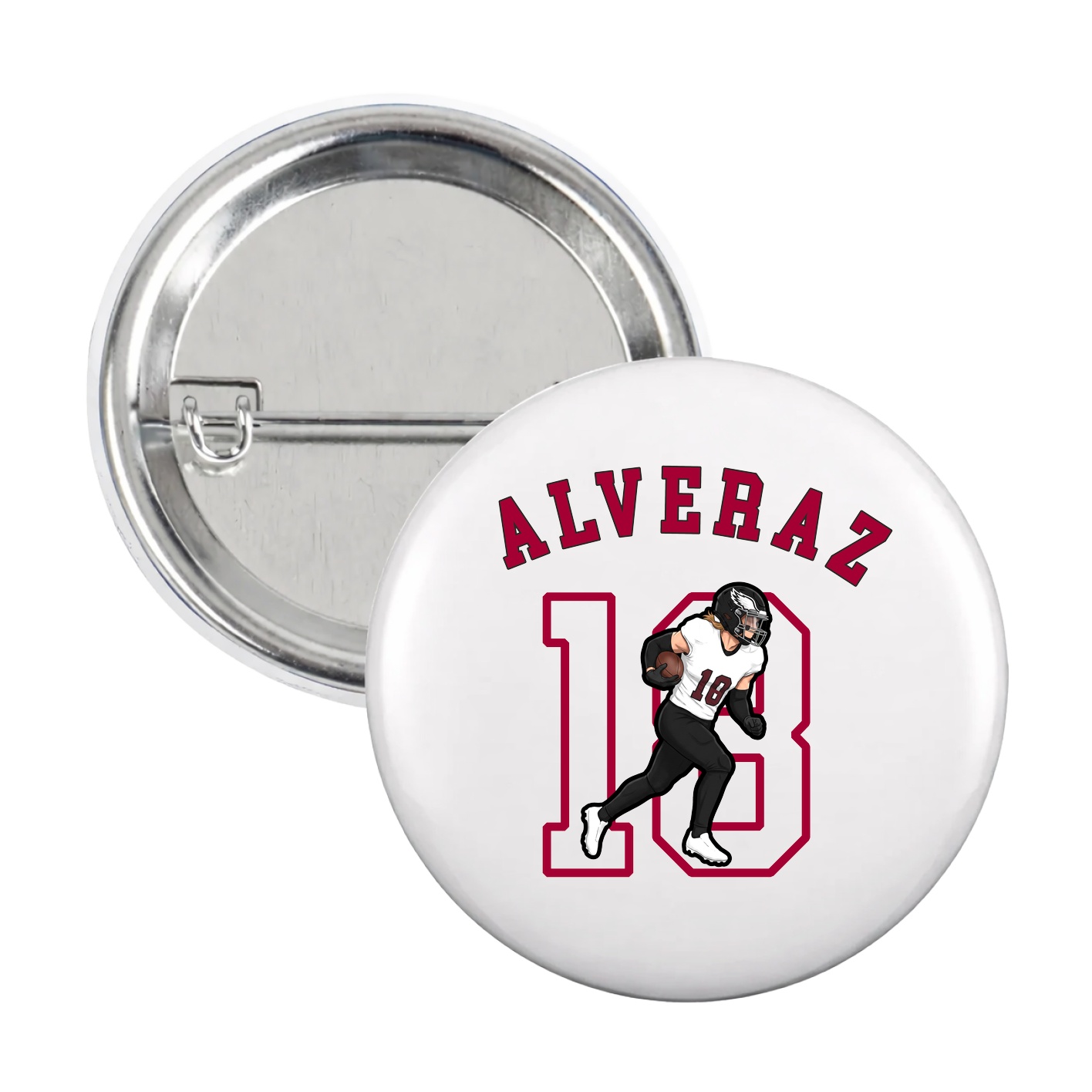 Game Day Button — Shirsey Arch in White