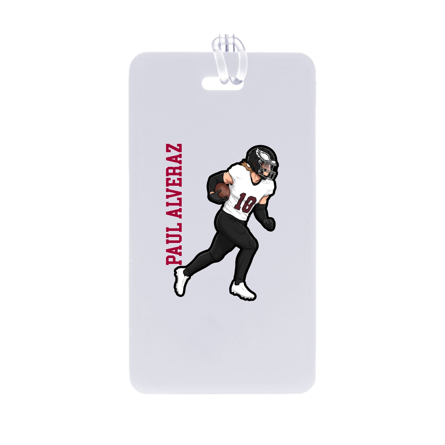 Bag Tag — Name Vertical in Classic