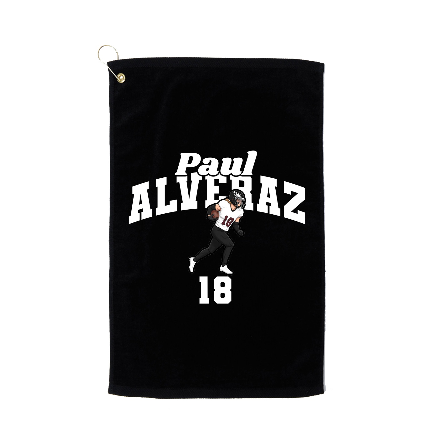Golf Towel — Signature Arch in Black