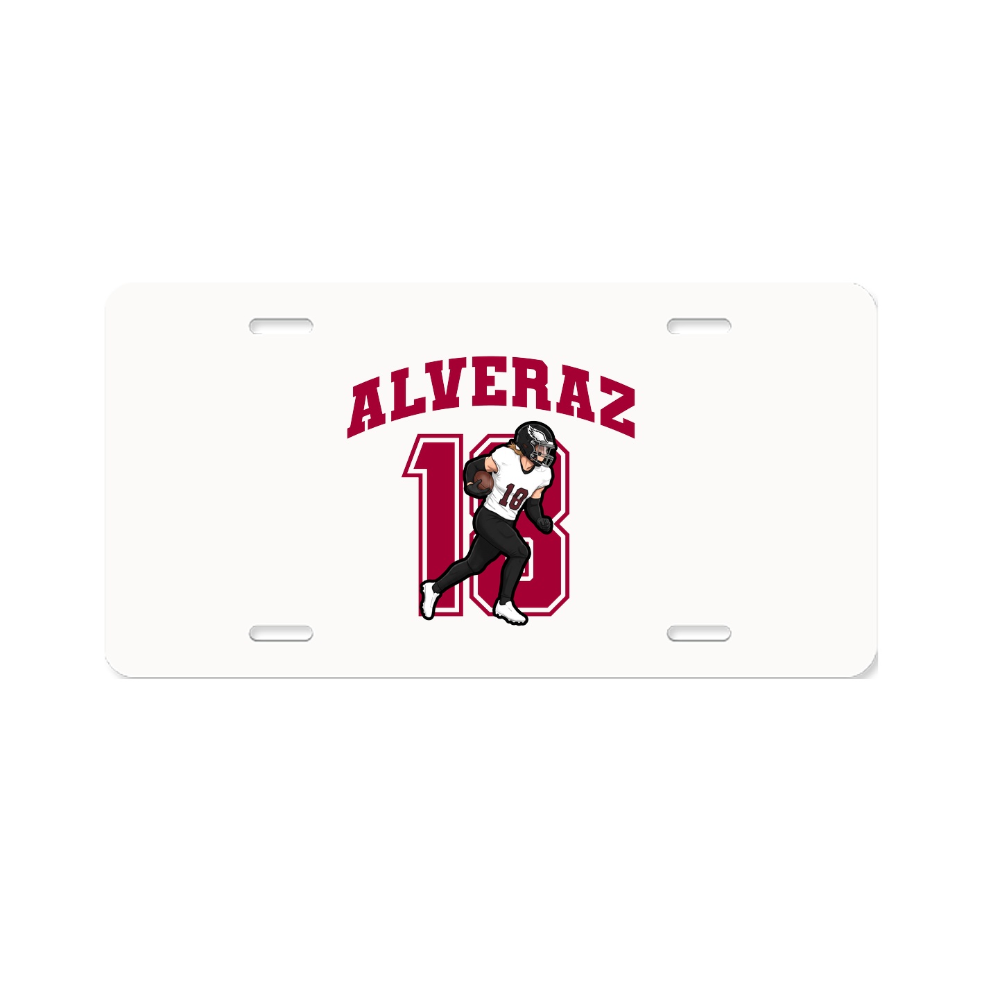 License Plate — Number in Classic