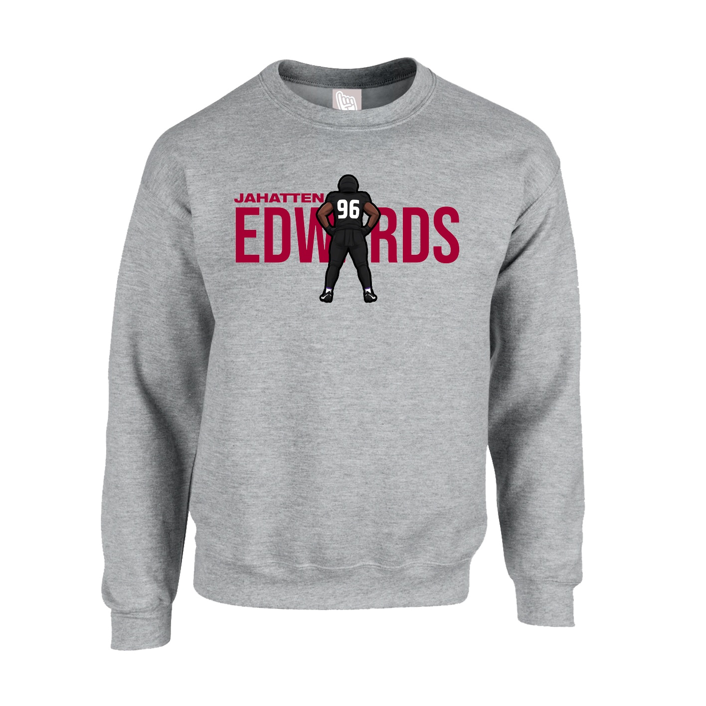 Fleece Crew — Player Name in Grey