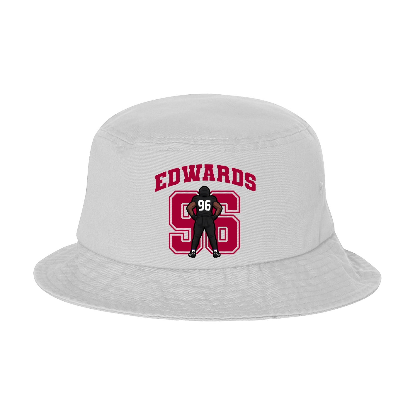Bucket Cap — Number in White