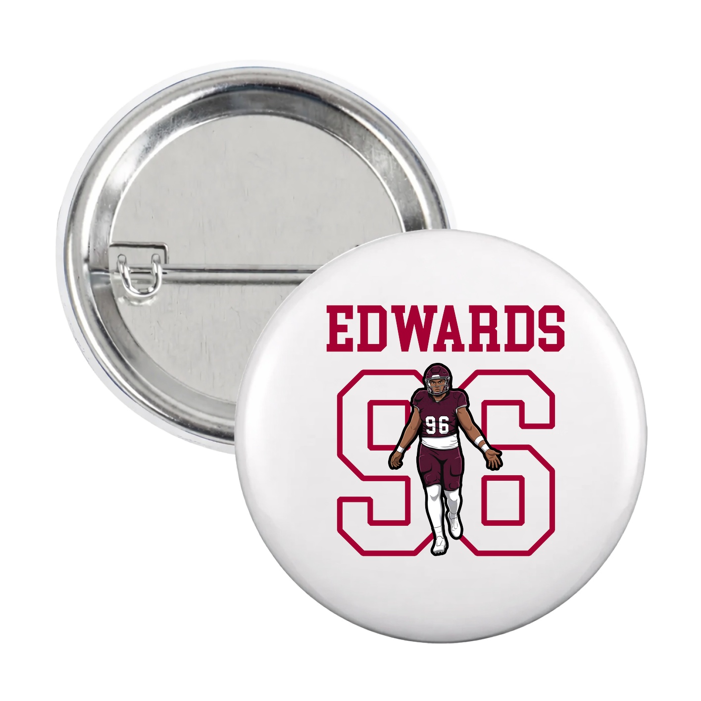 Game Day Button — Shirsey in White