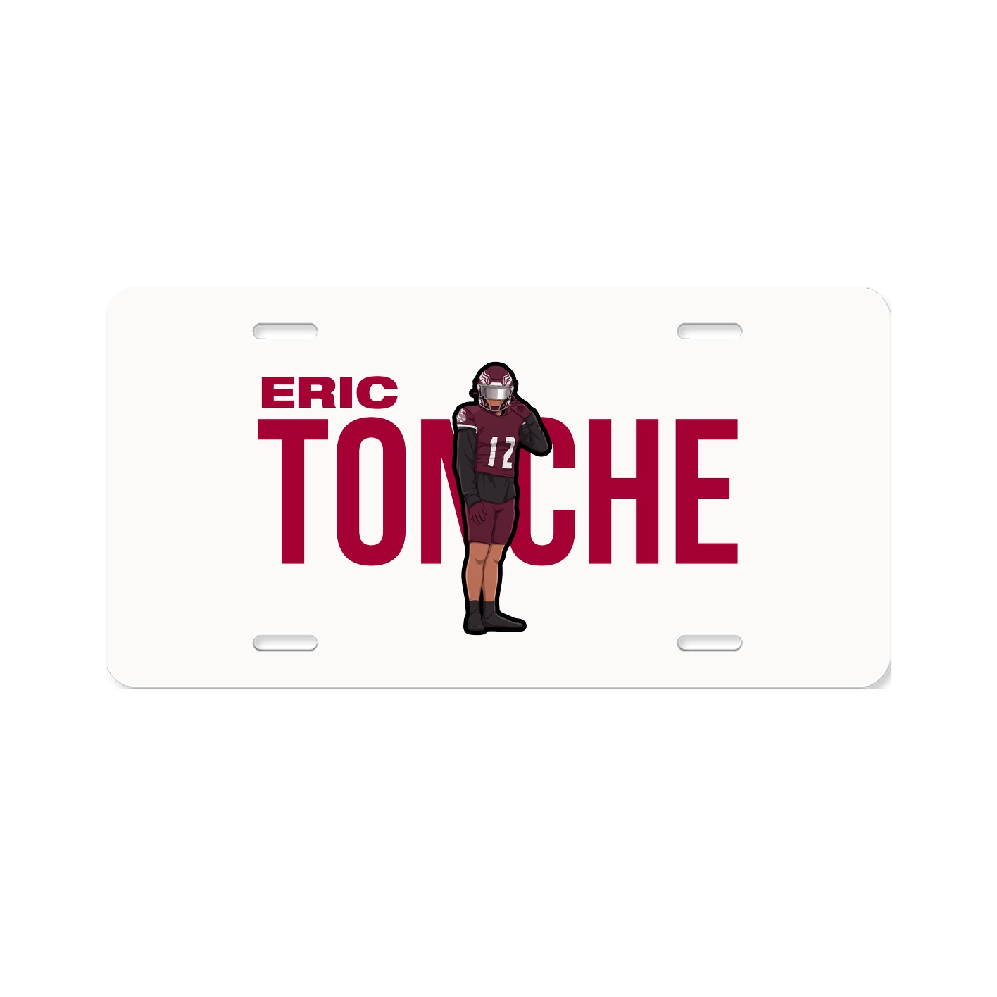 License Plate — Player Name in Classic