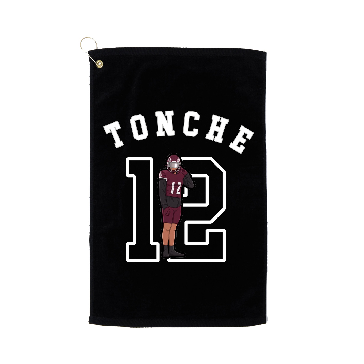 Golf Towel — Shirsey Arch in Black