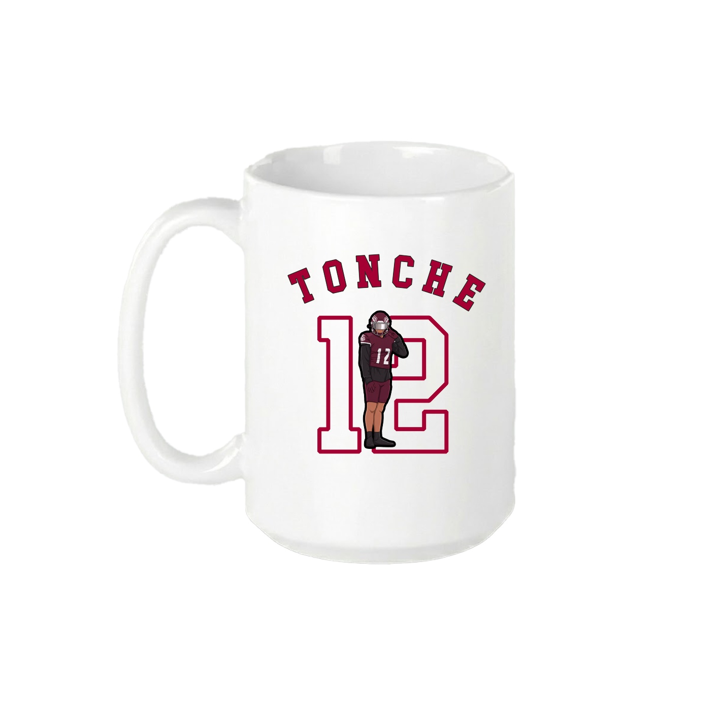 15oz Coffee Mug — Shirsey Arch in White