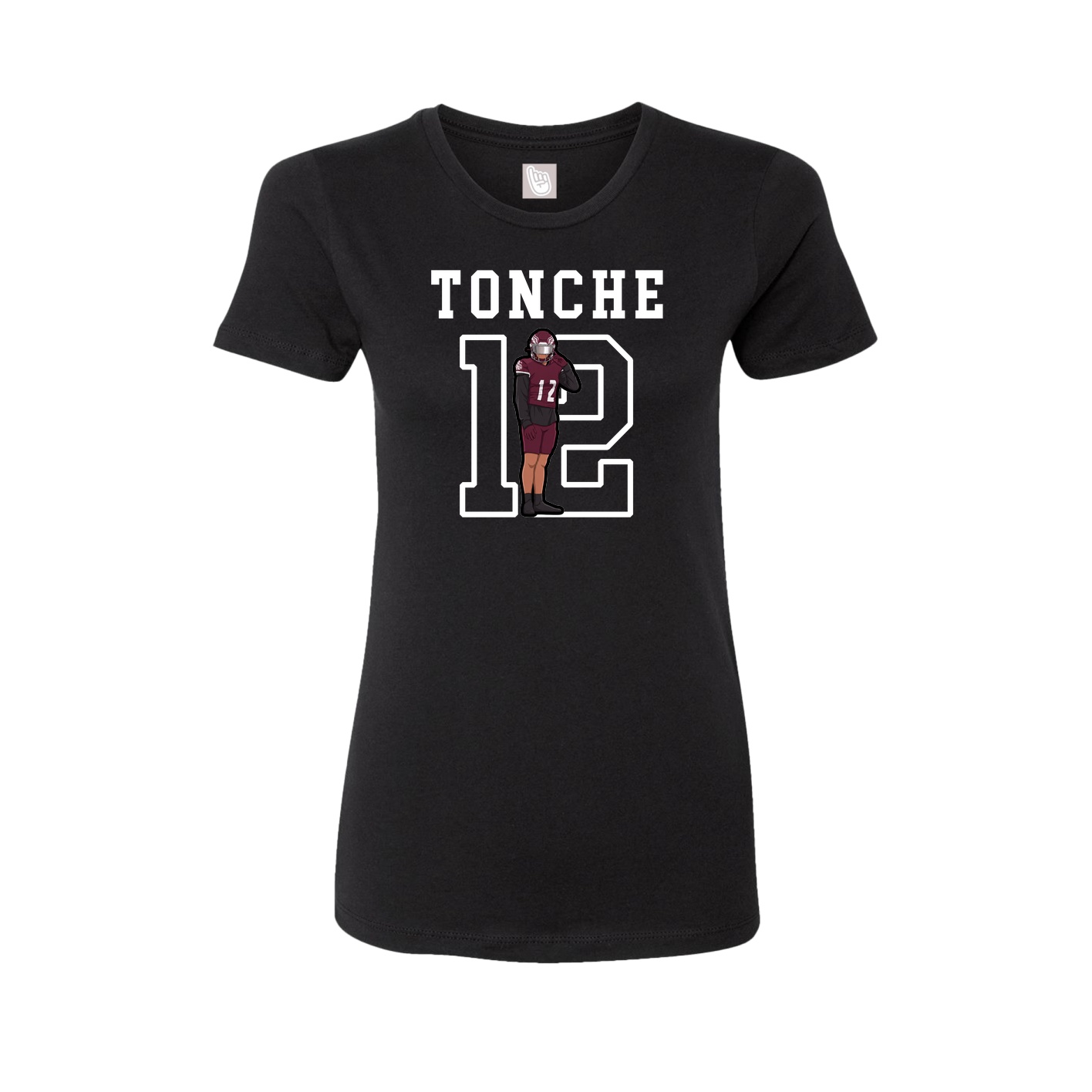 Fitted Women's Tee — Shirsey in Black