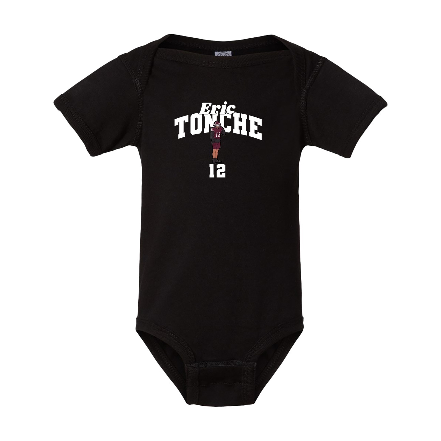 Baby Onesie — Signature Arch in Black