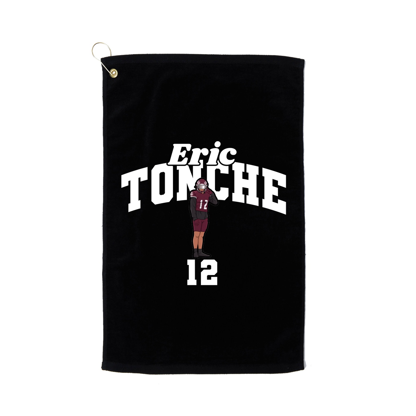 Golf Towel — Signature Arch in Black