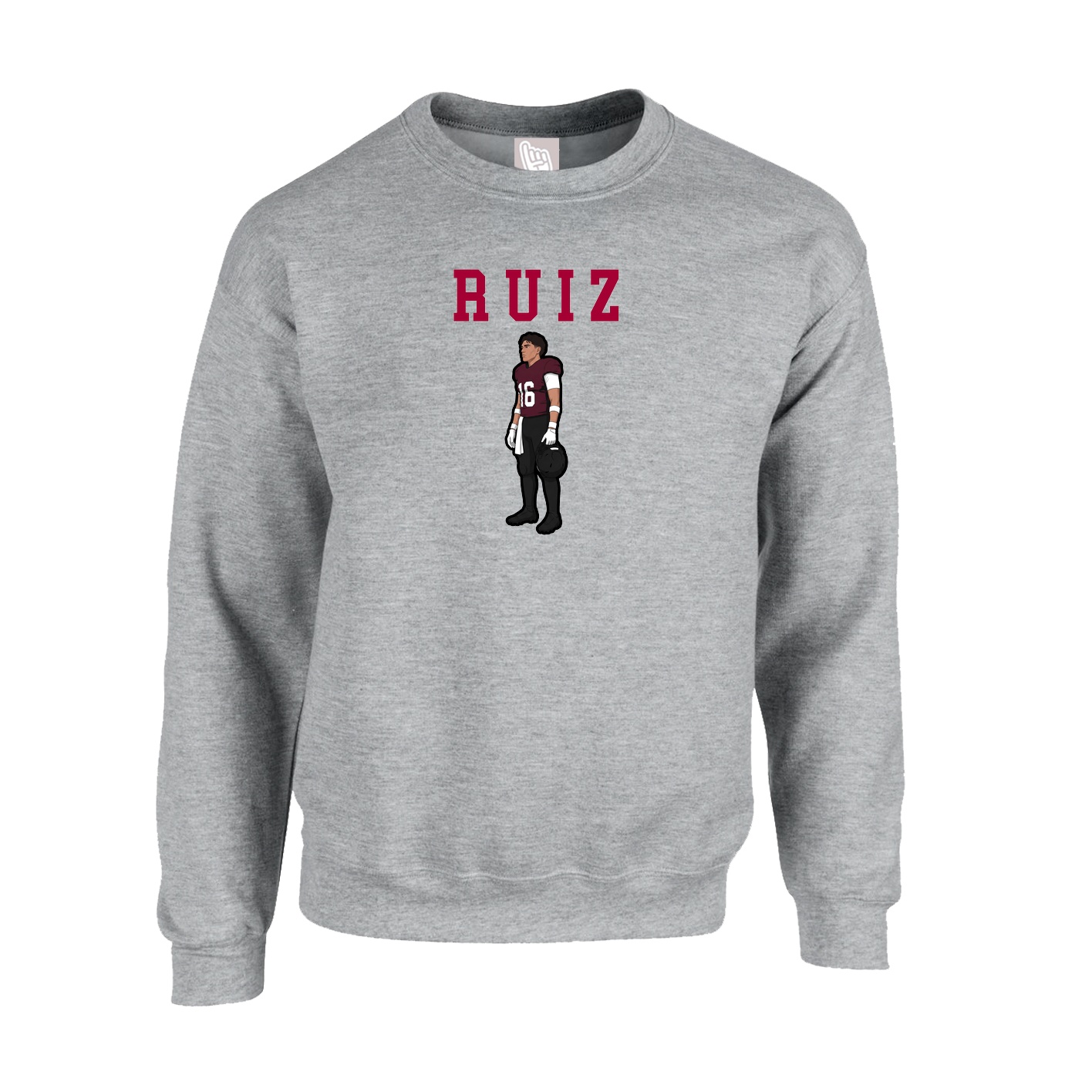 Fleece Crew — Shirsey in Grey