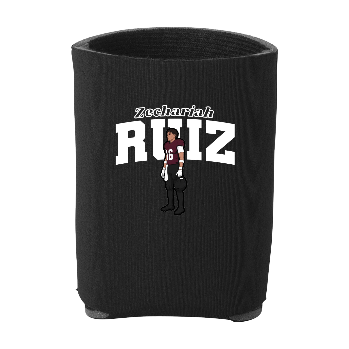 Can Holder — Name Arch in Black